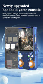 R36Ultra 4,0-Zoll Retro-Handheld-Spielkonsole 128 GB Tragbarer Videoplayer Open-Source-Linux-System zum Spielen