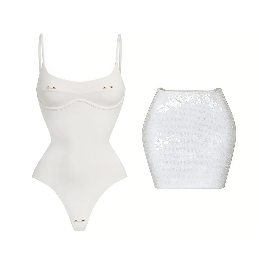 2026 2tlg. sexy Damen-Badeanzug, einteilig, weibliche Bademode, unifarben, Biquini, hoch geschnitten, Monokini, Push-Up-Badeanzüge, Strandmode