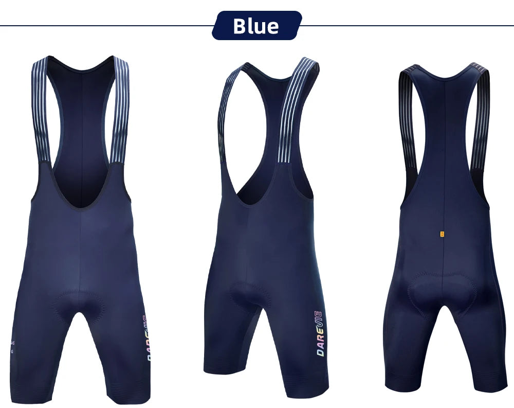 DAREVIE Radhose Seamless 4.0 Italien ELASTIC-INTERFACE Polster Radhose Diamond Beinabschluss Herren Trägerhose