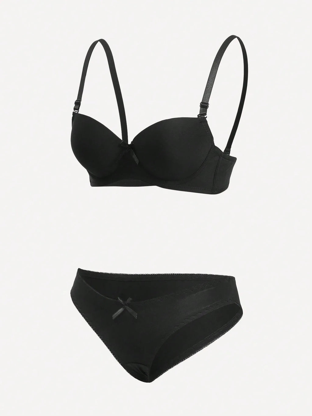 Hochwertiges sexy Dessous-Set für Damen aus Spitze mit Schnürung und Bügel-Push-up, 2-teiliges Set für den täglichen Gebrauch, Unterwäsche-Set A2127