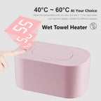 Tragbarer Baby-Feuchttücherwärmer Thermischer USB-Lade-Wickeltuchspender Warmer Wickeltuchwärmer Heizbox für Zuhause