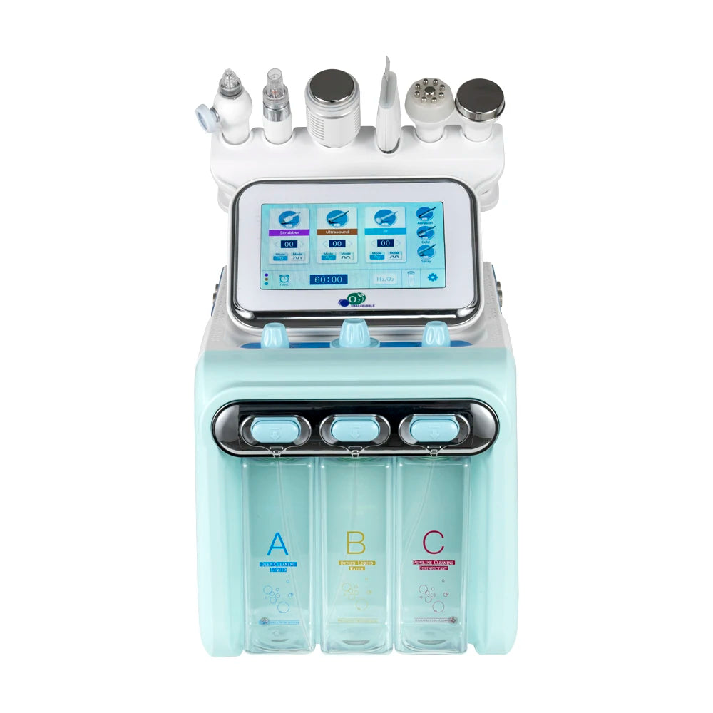 7-in-1 Dermabrasions-Peeling-Spa-Gesichtsmaschine Hautverjüngung Hydro-Dermabrasion Hydro-Aqua-Gesichtstiefenreinigung Hautpflegegerät