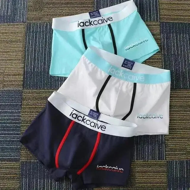 3er-Pack Herren Slips Baumwolle Herren Unterwäsche Boxershorts Atmungsaktive Herren Boxershorts Bedruckte Unterhosen Bequeme Shorts Herren Unterwäsche M-3XL
