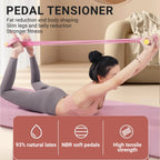 6-Strang Widerstandsband Multifunktions-Zugseil Fitnessbänder 6-Strang elastischer Yoga-Pedal-Expander für Sportübungen im Fitnessstudio