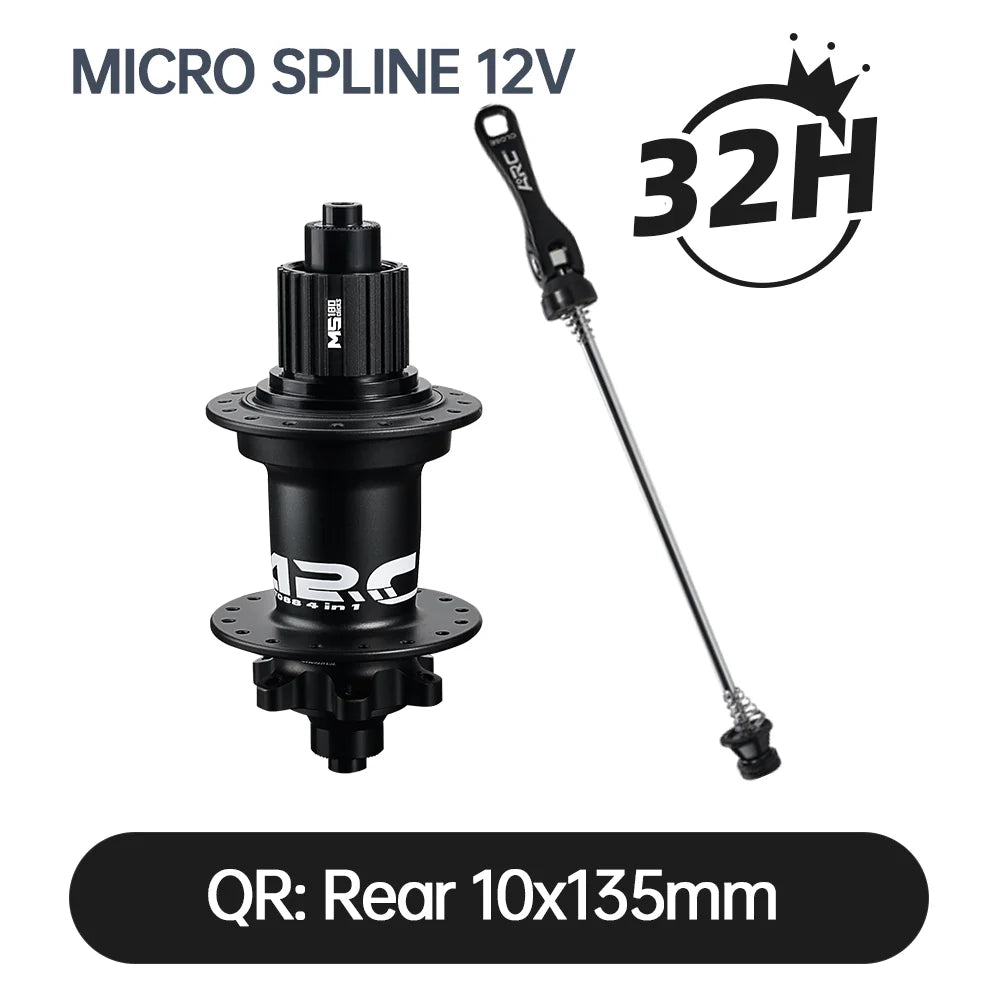 ARC MT088 MTB Nabe 6 Sperrklinken 180 Klicks Abgedichtete Lager Nabe Vorne 9x100 15x100 Hinten 10x135 12x142 Fahrrad Cube 8 9 10 11 12-fach