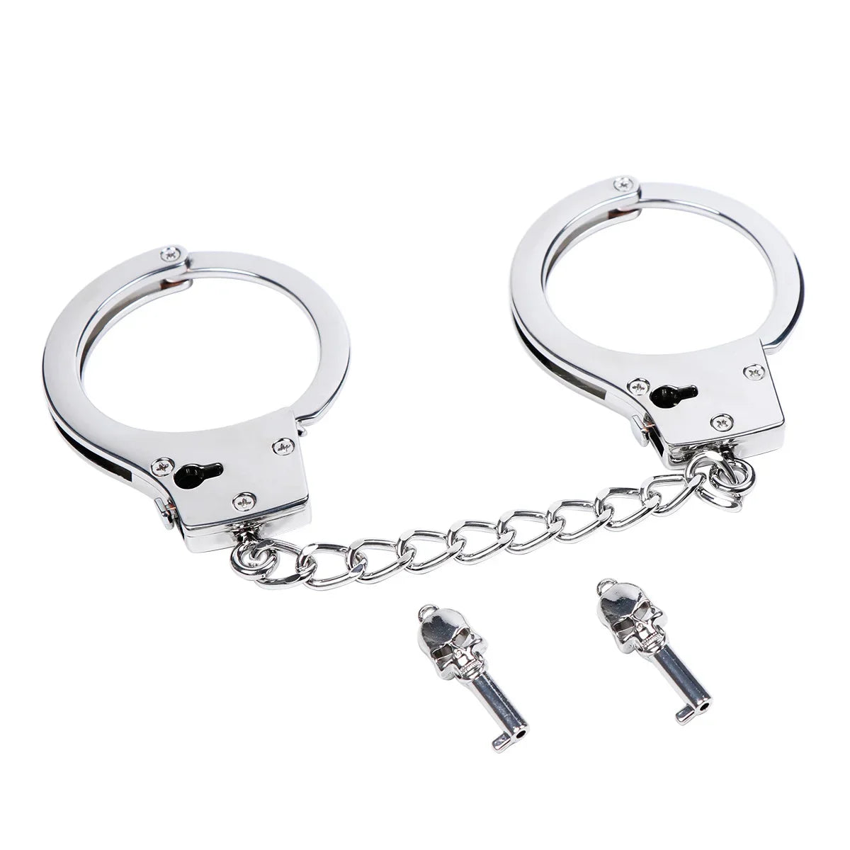 DUTRIEUX Edelstahl Handschellen Verstellbare Fessel-Restraints BDSM Bondage Legierung Schloss Hand- und Fußfesseln Set Sexspielzeug für Paare Hauptbild