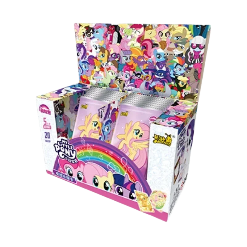 KAYOU Genuine My Little Pony Karte Freundschaft für immer Karten Star Pack Wunderschöne vergoldete Prinzessinnenkarten Sammelkarten Spielzeug Geschenke