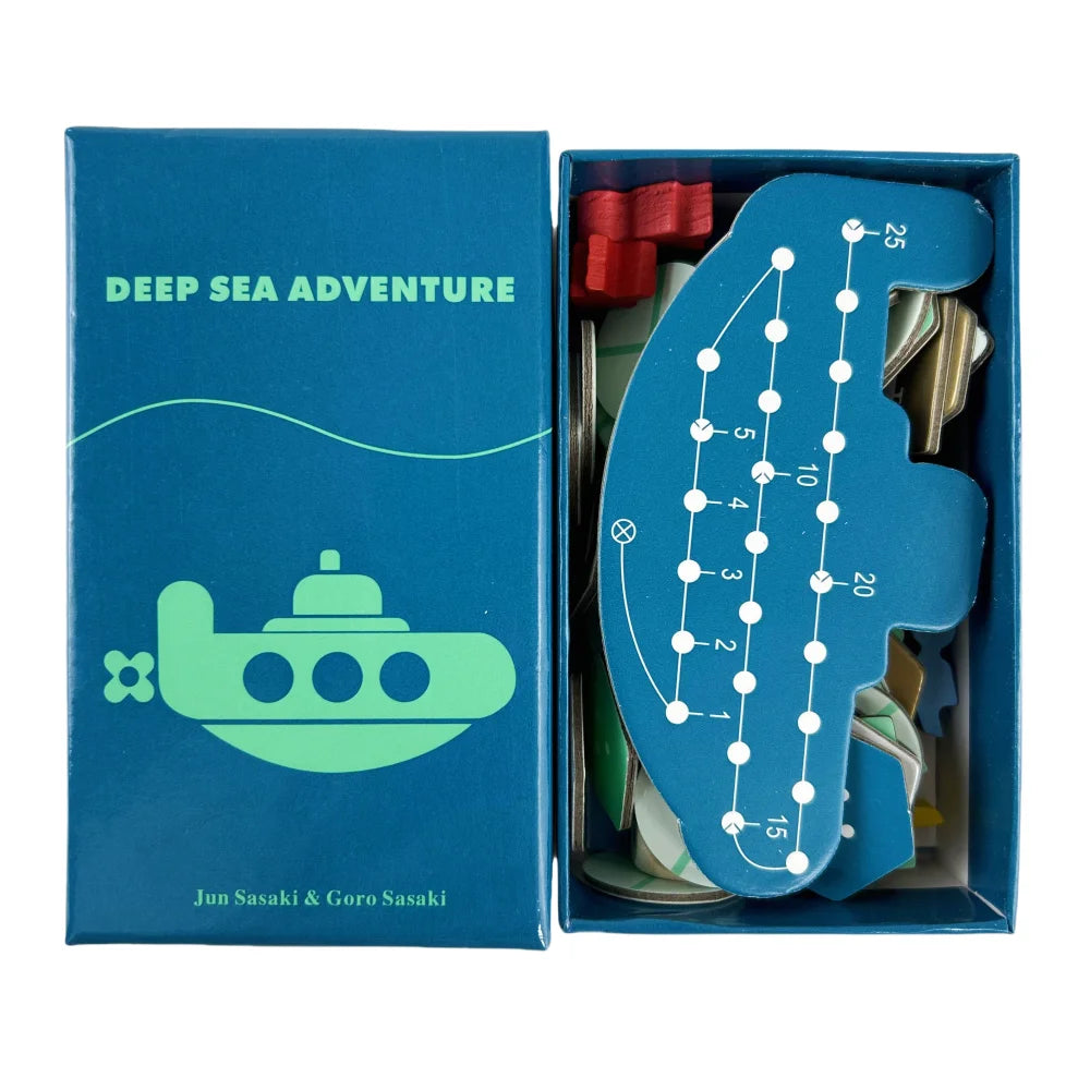 Deep Sea Adventure Brettspiel Kartenspiel Familienspiel Unterhaltung Interaktives Spielzeug Geschenk für Kinder Lustiges englisches Spiel