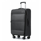 Britisches Traveller Frachtkoffer 53.5x40x21cm Leichtgewicht Handgepäck 4 Rollen TSA Schloss Weichgepäck Stoff