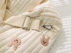 Wickeltasche Bär Umstandspaket Baby Windeltasche Kinderwagen Windel-Organizer Tragbare Einkaufstaschen Reise-Wickeltasche Messenger Bag