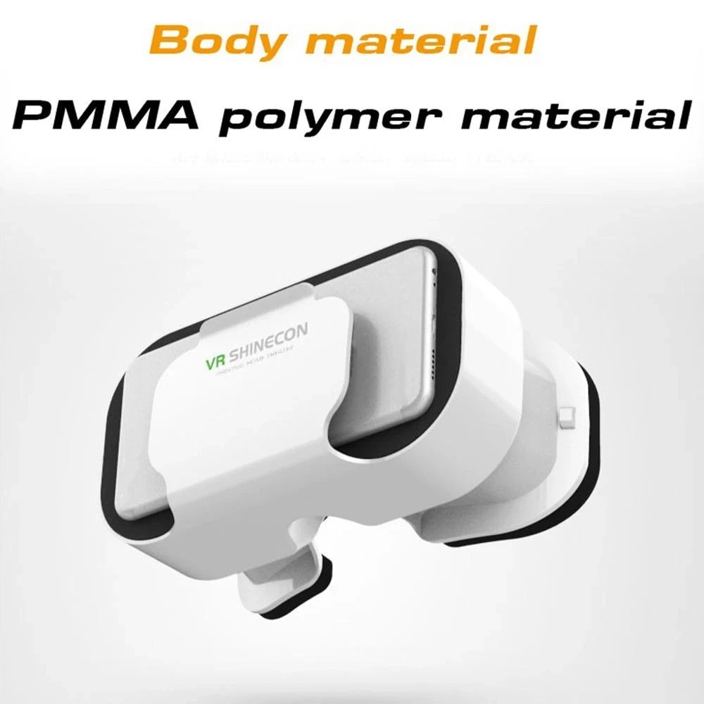 Shinecon 3D VR Brille Virtual Reality Viar Goggles Headset Geräte Smart Helm Linsen für Handy Mobil Smartphones Viewer