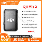 DJI Mic 2 Funkmikrofon mit intelligenter Geräuschunterdrückung 32-Bit Float interne Aufnahme Optimierter Klang m Reichweite