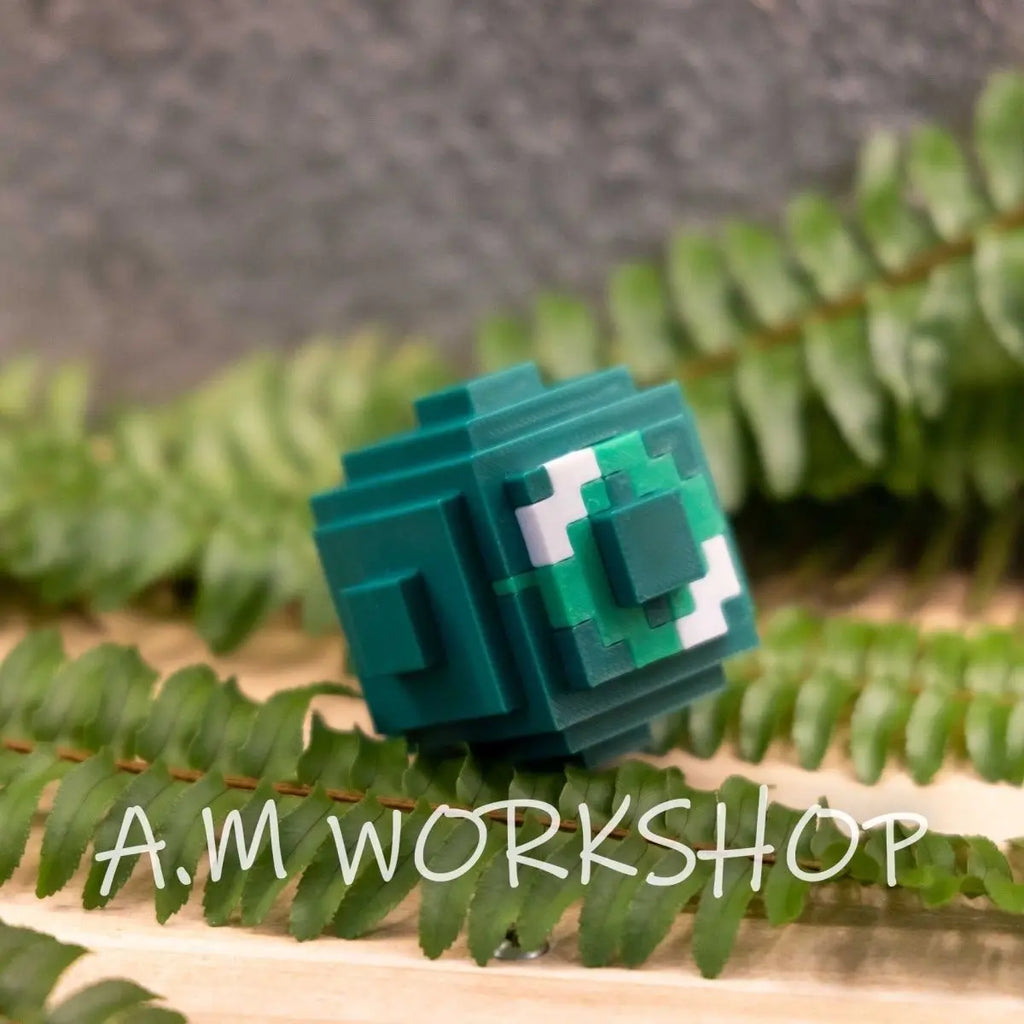 Im Pixel-Stil gedrucktes Enderman-Auge, 3D-gedrucktes Deko-Möbel für Videospiele, hochauflösende Spielumgebung, Tischdekoration, Geschenk