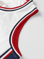 Herren besticktes #9 Basketball-Trikot, atmungsaktive Sportbekleidung, ärmellose Trainingsuniform, Team-Weste, Tops im neuen Design