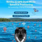 Modernes GPS-Futterboot mit 3 Köderbehältern, 12000mAh kabelloses Futterboot mit automatischer Rückkehrfunktion, verschiedene Stile