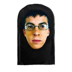 Cosplay 3D-gedruckte Kanye-Maske Stretch Mesh Vollgesichtsmaske Männer Frauen Rollenspiel Kopfbedeckung Halloween Maskerade Sturmhaube Kopfbedeckung