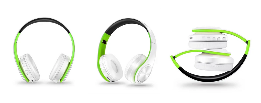 Herren Geschenk Gold Wireless Kopfhörer Bluetooth Kopfhörer Stereo Headset Spiel mit eingebautem Mikrofon, universell für Android und iOS