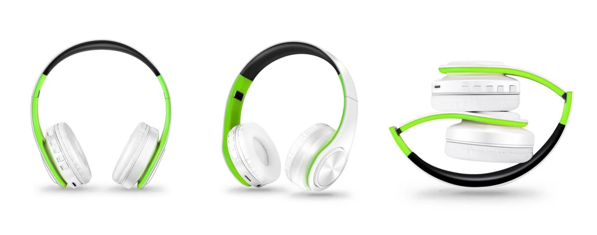 Herren Geschenk Gold Wireless Kopfhörer Bluetooth Kopfhörer Stereo Headset Spiel mit eingebautem Mikrofon, universell für Android und iOS