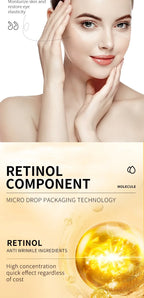 SADOER Retinol-Augencreme reduziert Augenringe und Falten, spendet Feuchtigkeit und strafft die Augenpartie, koreanisches Augenpflegeprodukt