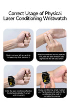 2026 Neue Gesundheits-Smartwatch Lasertherapie Reduziert Drei Hochs Blutsauerstoff Blutdruck Harnsäure Blutfette EKG-Smartwatch Für Herren