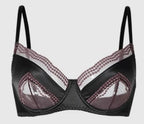 Sexy französisches Satin-Spitzen-Dessous-Set für Damen mit großer Oberweite, transparenter, schmaler Brustbereich, ultra-dünnes Sommer-BH-Set mit kleinen Cups, S-XL