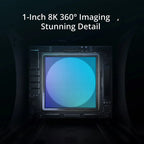 DJI Avata 360 Drohne 1-Zoll-Sensor 8K HDR Panorama Drohne 4K Einzelobjektivmodus 20km Reichweite 4G Verbesserte Übertragung FPV Quadcopter Avata 360