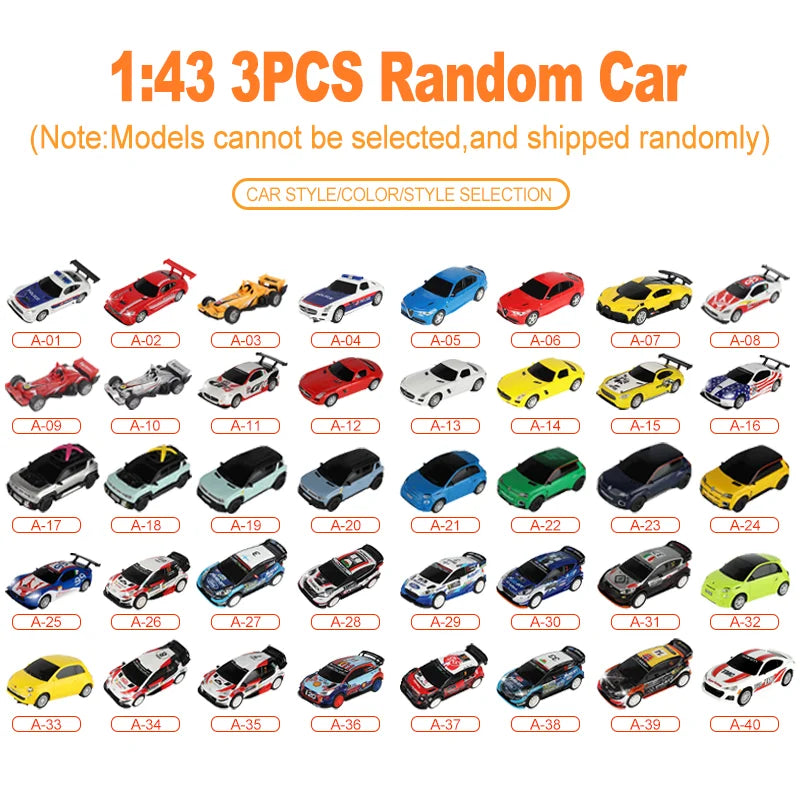 Analog Slot Car 1:43 143 Slotcar Elektrisches Rennspielzeug Rallye-Fahrzeug Autos Zubehör für Carrera Scalextric Compact Scx