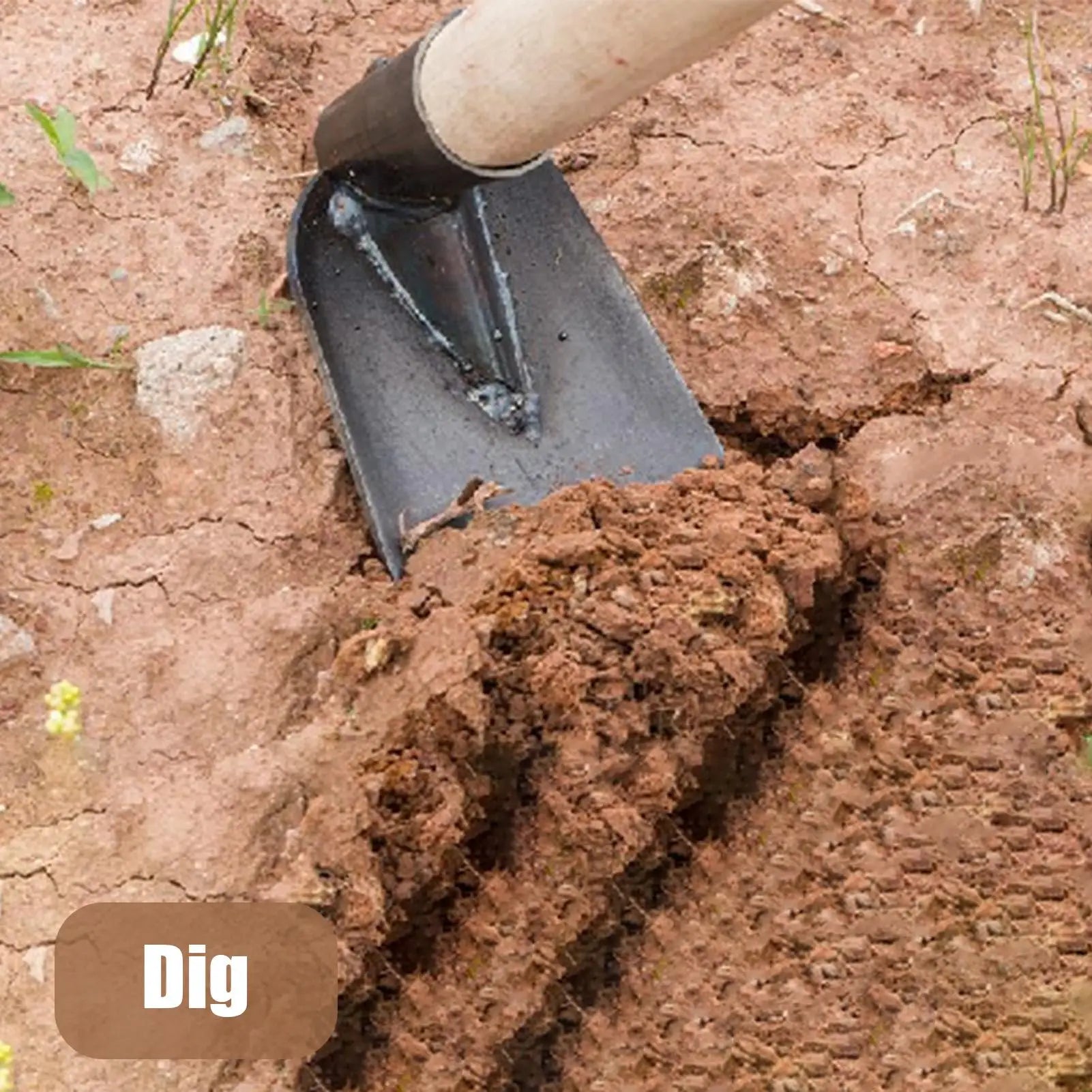 Gartenhacke Manganstahl Gartenhacke zum Jäten Hochleistungs-Handwerkzeuge Ersatzteile Grabkultivator zum Lockern von Land