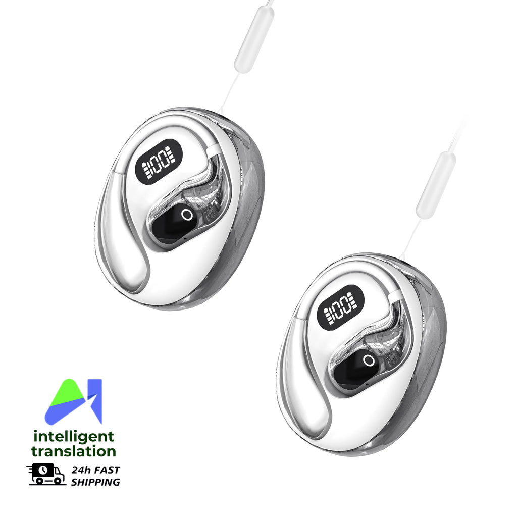 Echtzeit-Übersetzungs-Kopfhörer 144 Sprachen Übersetzer Kopfhörer Kabellose Bluetooth 5.4 Headsets für Business, Büro, Reisen