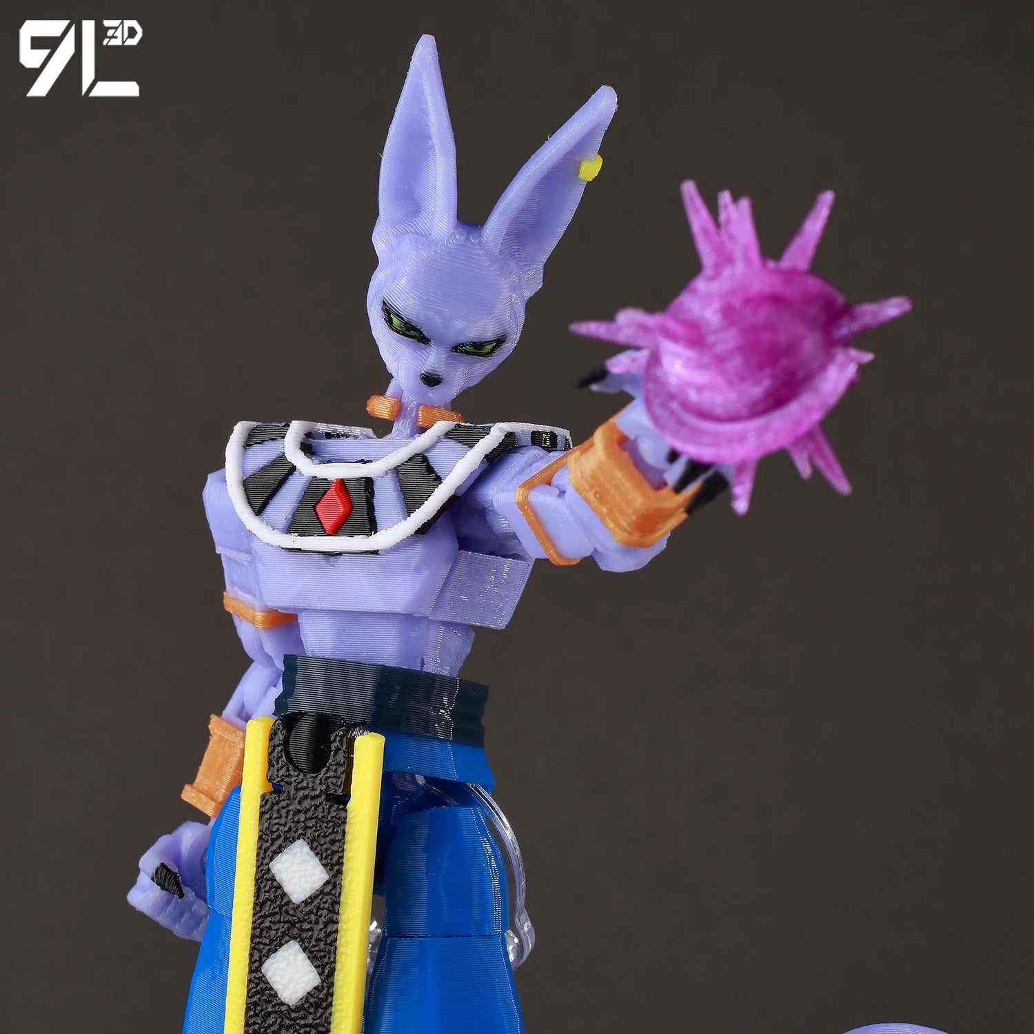 9L3D Gedruckte Dragon Ball Son Goku Vegeta Beerus Frieza Anime Lucky13 Dummy13 Titan13 Actionfiguren Mehrgelenkige Bewegliche Spielzeuge