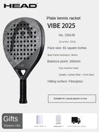 HEAD 2025 NEU Tennis-Padel-Schläger VIBE Serie Carbonfaser Eva Memory Flex Schaumstoffkern Padel-Tennisschläger Leichtgewicht