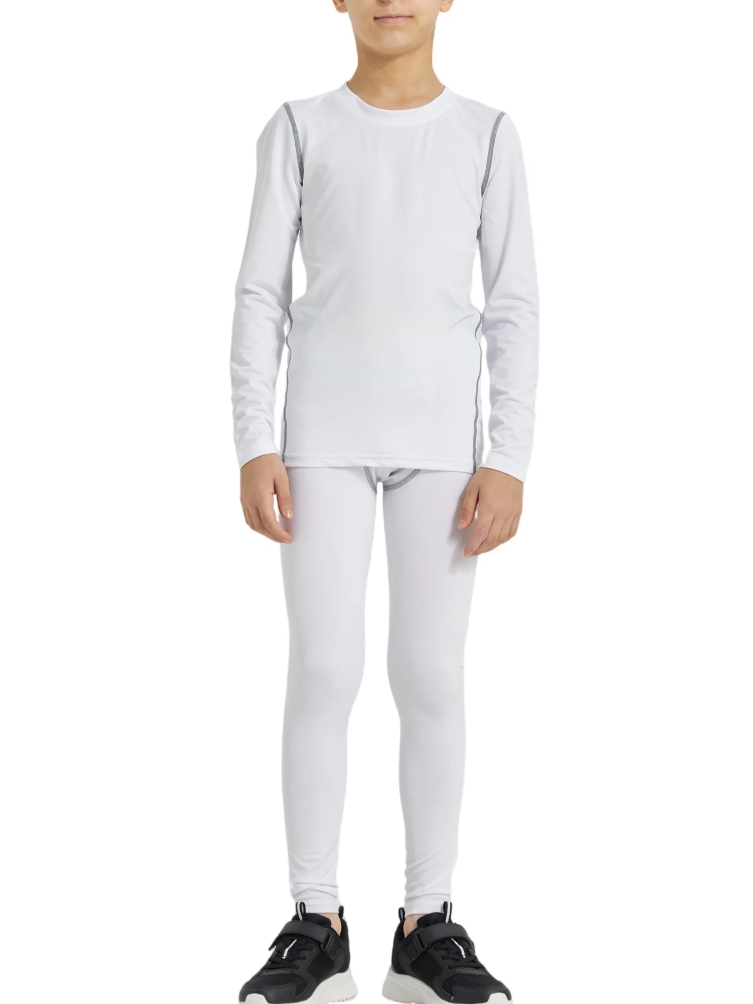 Winter Sports Suit for Children Quick Drying Thermal Underwear Boys Girls Compression Sportswear for Basketball Football