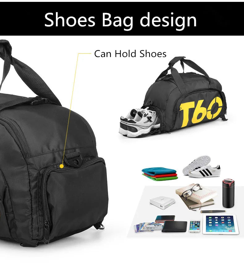 Sporttasche Wasserdichte Fitnesstasche Sport Herren Damen Tasche Outdoor Fitness Tragbare Taschen Ultraleicht Yoga Sport Großer Reise-Rucksack