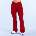 NCLAGEN Vision Flares Damen Fitnessstudio Fashion Yogahosen mit überkreuzter Vorderseite, hoher Taille, nahtlosen Sport-Leggings, Fitness-Hosen mit weitem Bein