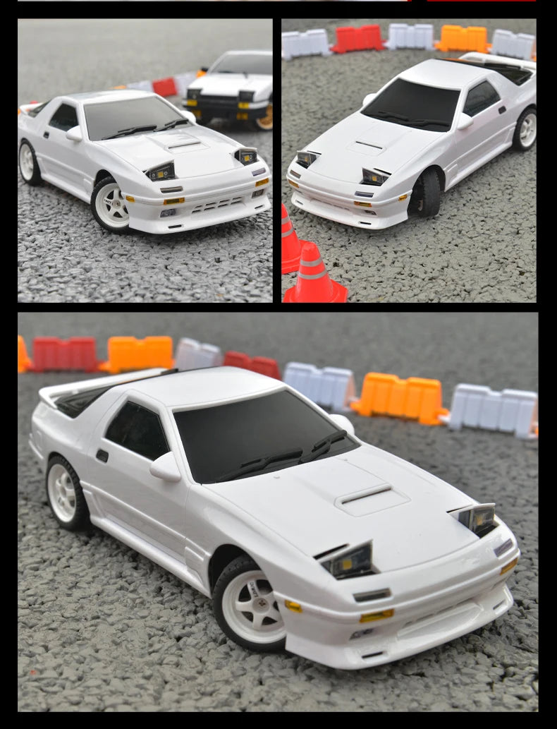 Skymaker AE86 Modell LD1801 RX-7 FC LD1802 1:18 RC Drift Car 1/18 2.4G Fernbedienung ESP Gyroskop LED Mini RC Rennwagen Spielzeug