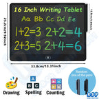 13/16 Zoll LCD Zeichentablett Schreibtafel Farbe Doodle Zähltafel Pädagogisches Spielzeug für 3-12 Jahre Kinder Geschenke