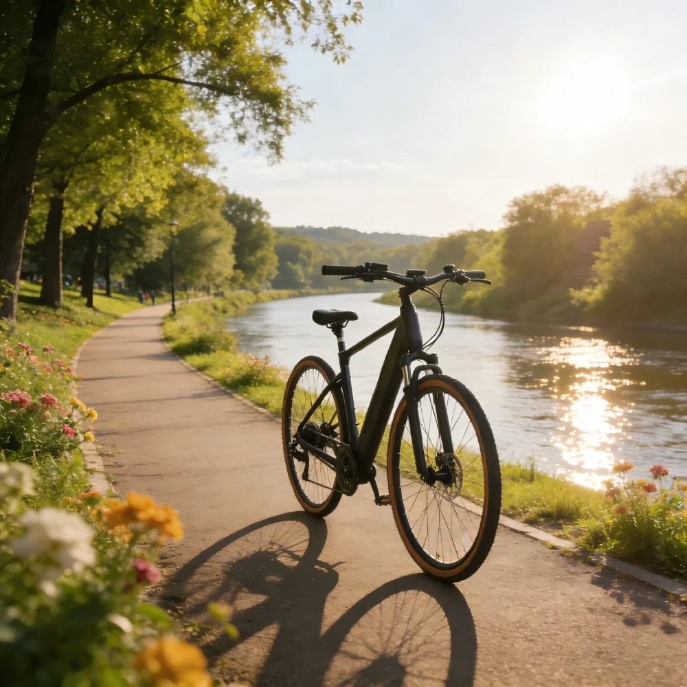 YANGOR 250W E-Bike, 28" Ultraleichter Rahmen, große Reichweite, Stadt- & Rennrad, geeignet für Damen und Herren E-Bike CE EU
