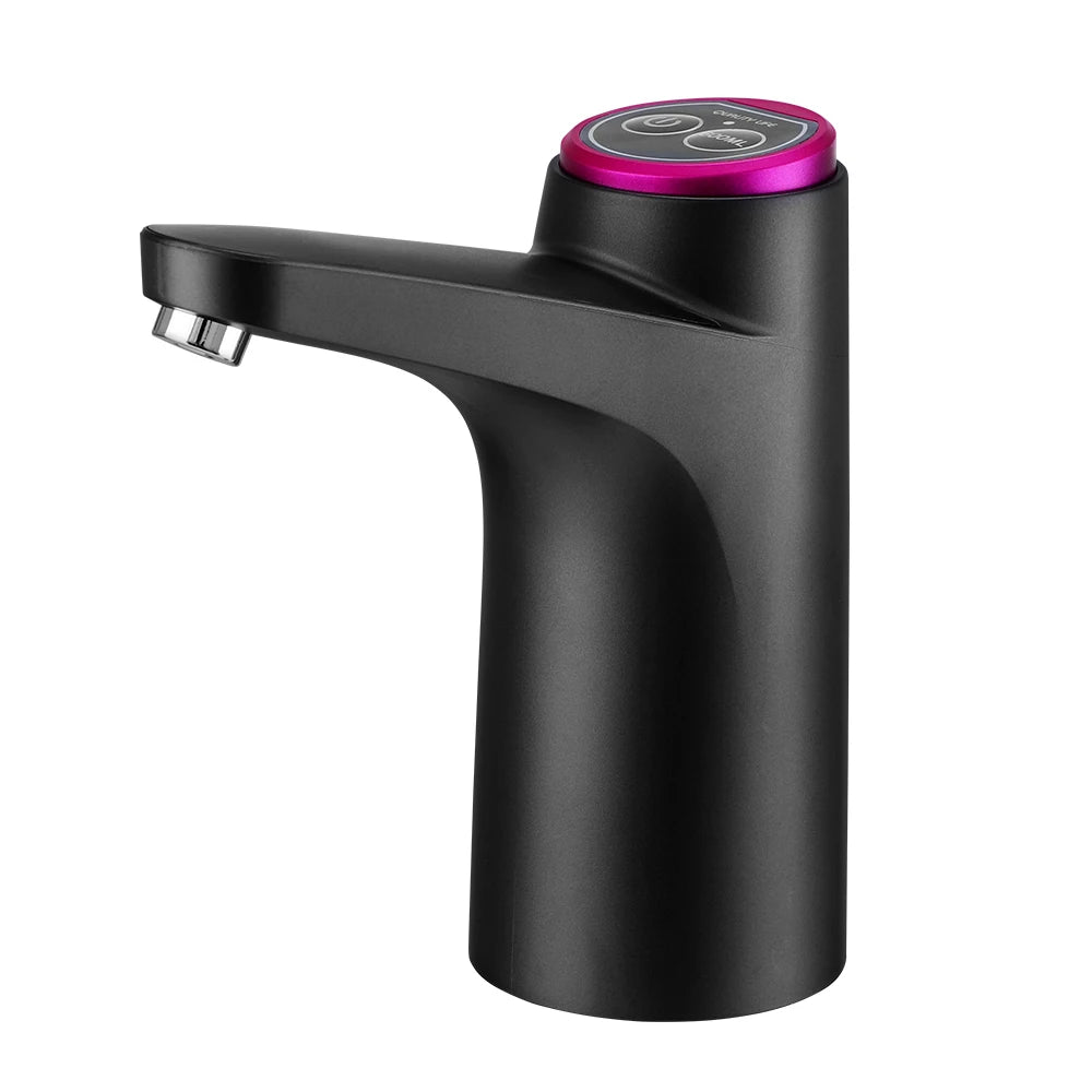 Automatischer Wasserspender, elektrische Wasserpumpe, Tastensteuerung, USB-Ladefunktion, tragbar für Küche, Büro, Outdoor, Getränkespender