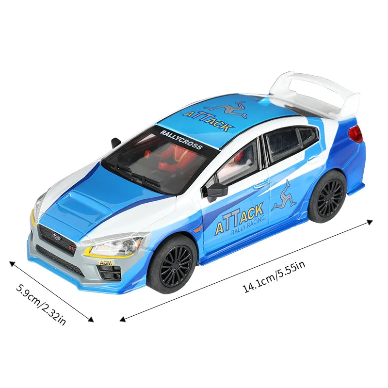 Analoge Slot-Car 1:32 Maßstab Renn-Polizei Spielzeug für Kinder Elektrische Rennstrecke