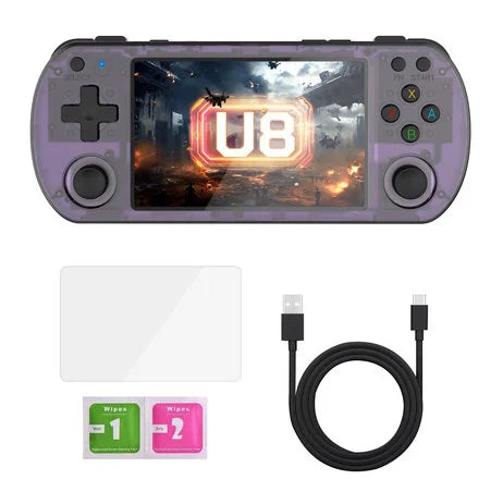 U8 Retro Handheld Spielekonsole Linux System 4.0 Zoll IPS Bildschirm R35s Pro Tragbarer Taschen-Videospieler