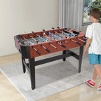 Tischkicker Tischfußballspiel 8 Stangen Tischfußballspiel 119x61cm Indoor-Unterhaltung für Kinder, Erwachsene, Heimspielzimmer