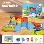 Magnetisches Bullet Train Set für Kinder mit elektrischer Lokomotive, DIY-Gleisbausteinen, pädagogischem MINT-Bauspielzeug, Geburtstagsgeschenk