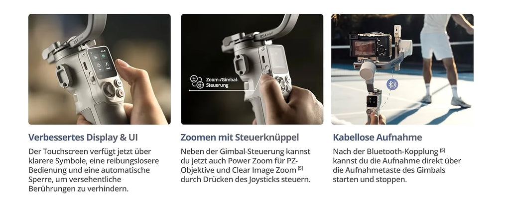 DJI RS 4 Mini Intelligente Empfindliche Nachführung Funktioniert Mit Kameras Smartphones Schneller Vertikaler Wechsel Bereit In 1S Handheld Gimbal Kamera