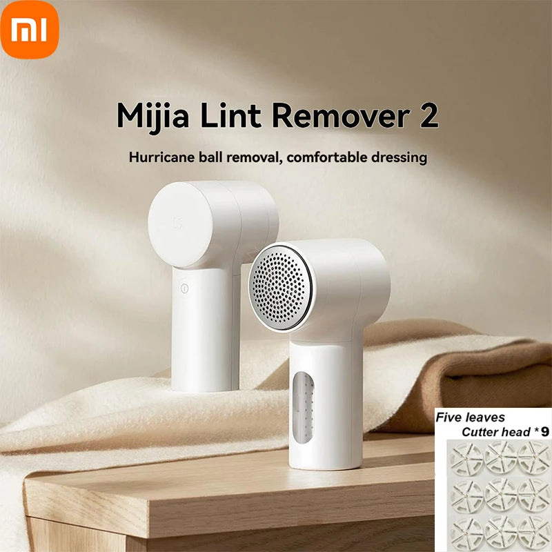 Xiaomi Mijia Fusselrasierer 2 Tragbarer elektrischer Fusselentferner Wiederaufladbarer Kleider-Sweater-Rasierer 180 Minuten Laufzeit