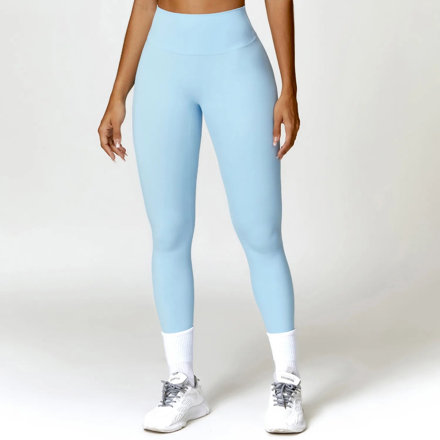 Neue Sommer High Waist Sport Leggings Damen Stretch Gymnastikhose Damen Lauf-Workout-Leggings Weibliche weiche Strumpfhose Push Up Yoga Hose