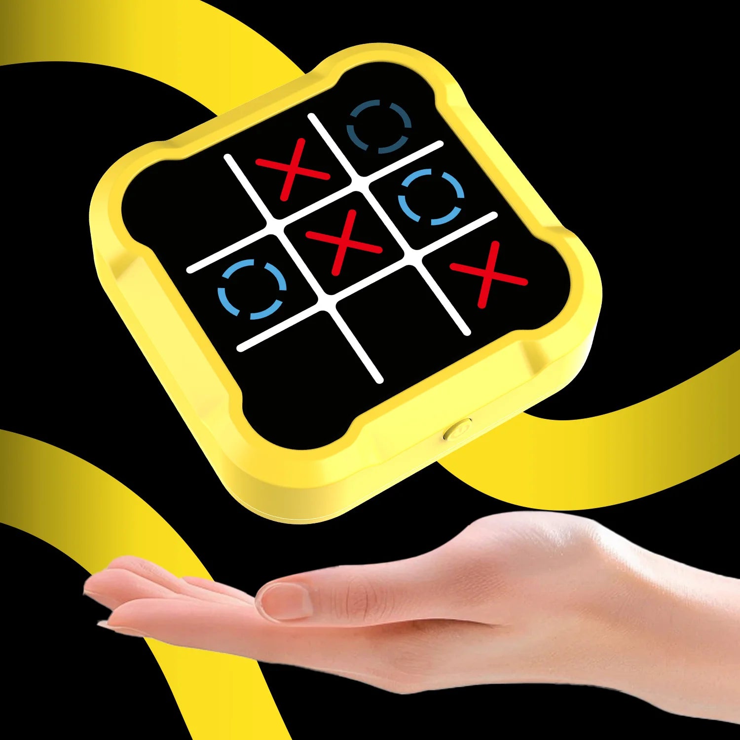 1 Stück Tic-Tac-Toe Brettspiele für Erwachsene Kinder Montessori Puzzle Tischspiel Schachset Tragbare Tischspiele Tic-Tac-Toe Zweitbild