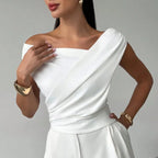 Sexy Short Sleeve Shirt Women Off Shoulder Patchwork Color Basic Tops Woman Summer Blouses Female Elegant Shirt