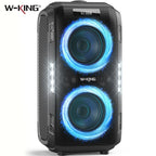 W-KING 250W PEAK Großer Bluetooth Lautsprecher Lauteste/Massive 120dB/12 Custom Bass, V5.3 Big Party Boombox Tragbarer Kabelloser Lautsprecher