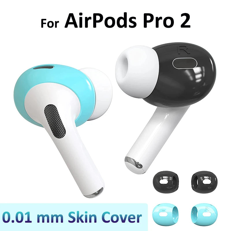 For AirPods Pro 2 Silicone Protective Case Skin Covers Earpads For Apple AirPod 2 Generation Ear Tips Earbuds Covers Accessories Hauptbild