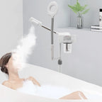 Dampfgerät für Gesicht, 2-in-1-Kombination, Zerstäuber, Ozon, Salon, Spa, Lupe, Luftbefeuchter mit LED-Lupenlampen, für Schönhei